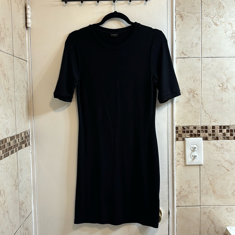 Top shop black T shirt dress, very soft and comfortable!